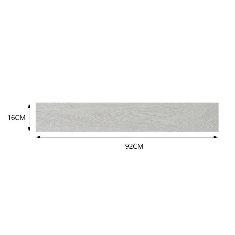 Bradninch 16cm W x 90cm L PVC Peel and Stick Panel, White