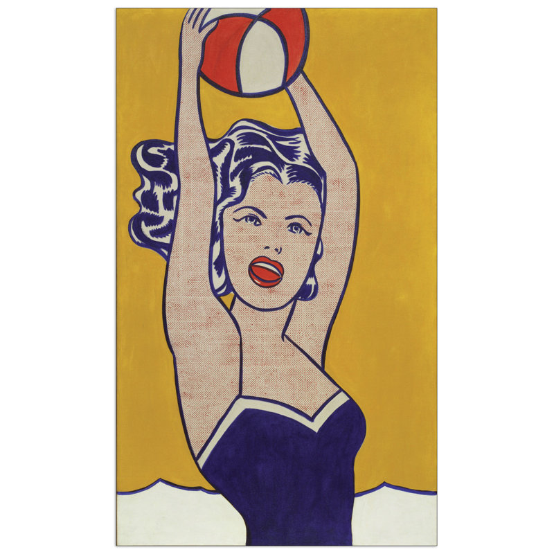 Roy Lichtenstein - No Frame Print on Wood