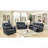 Glory Furniture Daria  Reclining Sofa , BLACK