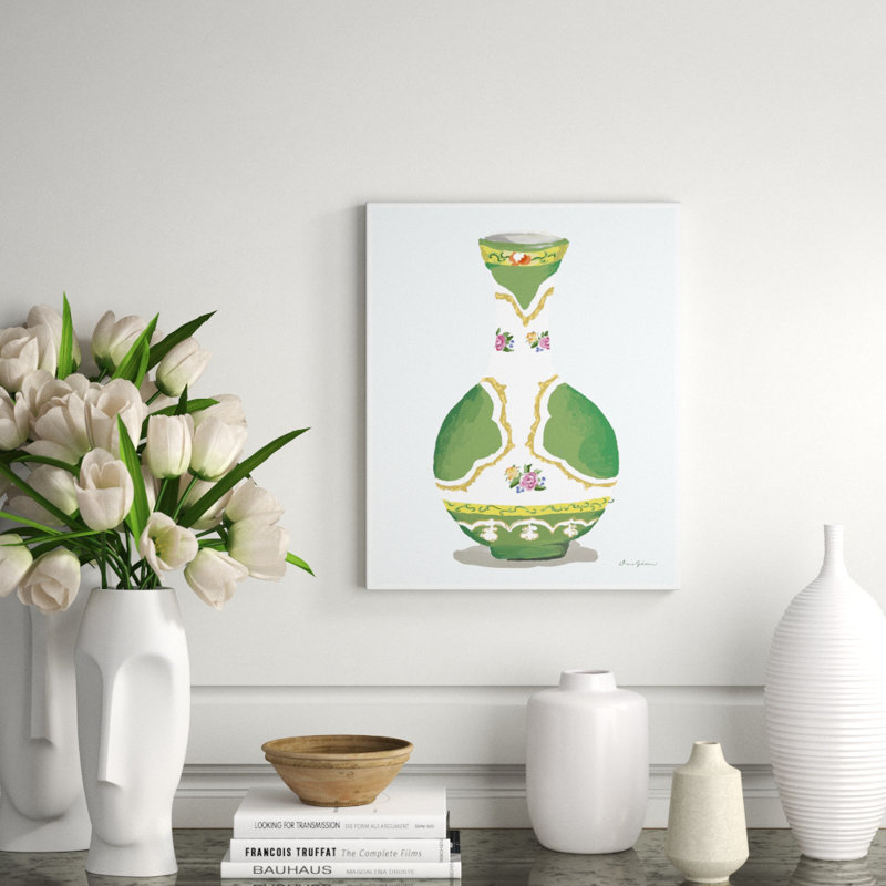 Vase Series Giclee Print by Dana Gibson, Green