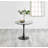 Elina Round Marble Effect Pedestal Dining Table