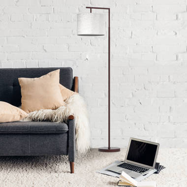 Ott-Lite L24554 Task Plus High-Definition 24-Watt Floor Lamp, Dove Grey
