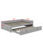 Lit de jour double rembourré en L avec lit gigogne escamotable double-30893133