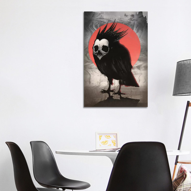 Birdie by Ali Gulec - Wrapped Canvas Painting, 101.6 cm H x 66.04 cm W x 3.175 cm D
