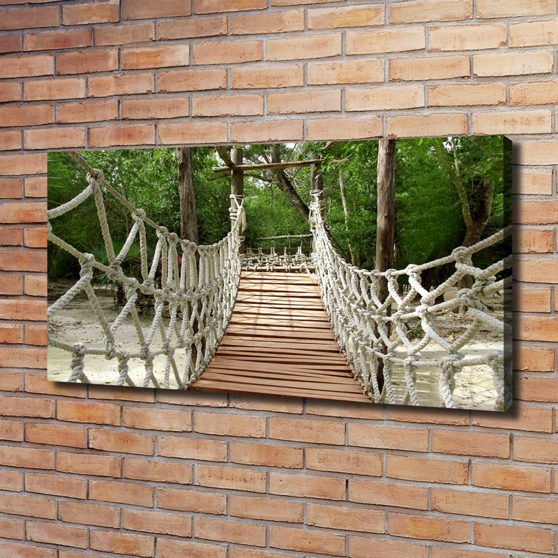 Rope Bridge - Wrapped Canvas Print