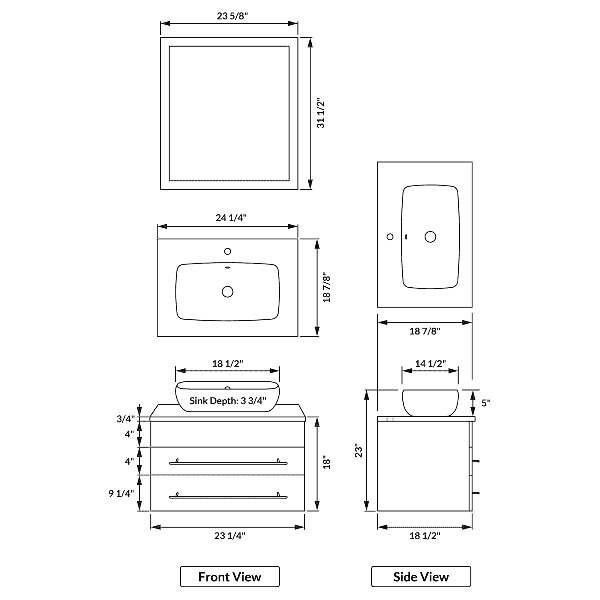 Dimensions du produit