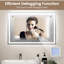 Rectangle Wall Makeup / Shaving Mirror-1741954109