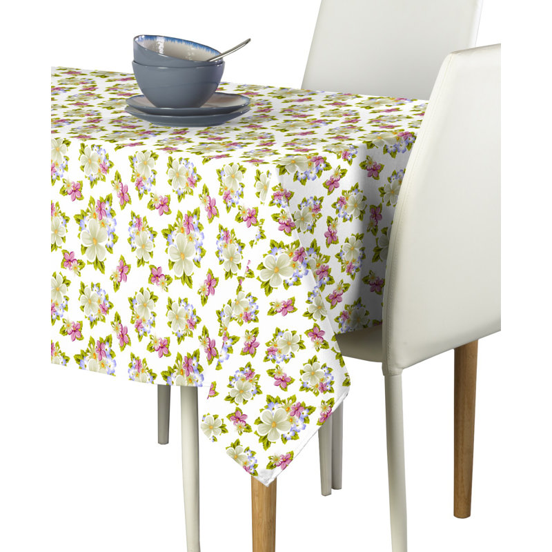 Emilee Bouquet Tablecloth, 90" L x 90" W