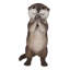Statue en loutre priant