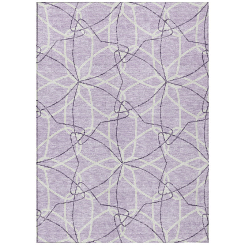  Alegandro Area Rug with Non-Slip Backing, Rectangle 9' x 12'