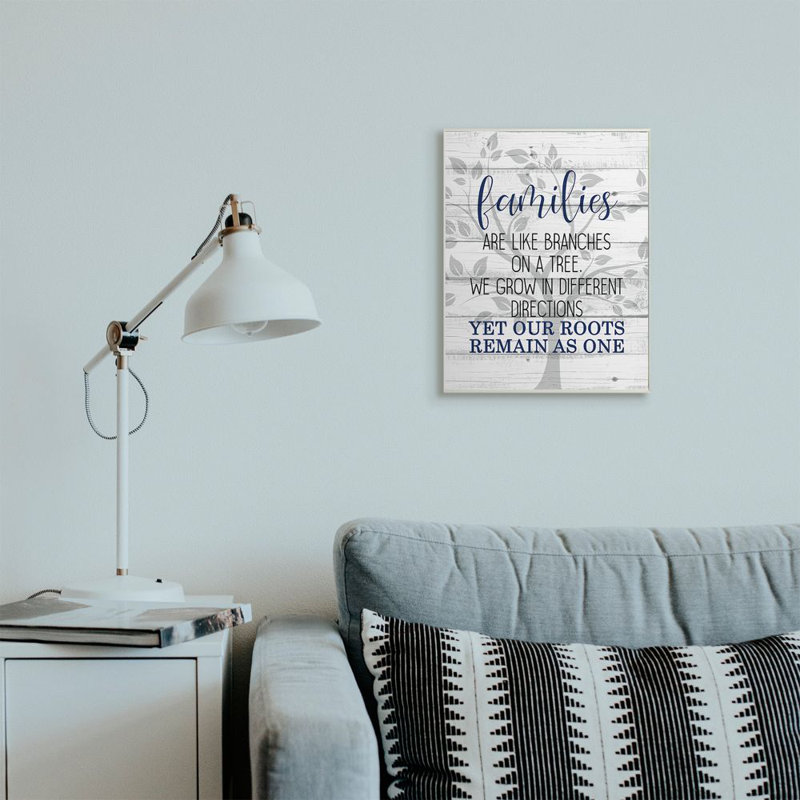 «Family Branches And Roots Expression Tree croissance Inspiration» par Kim Allen - impression d'art graphique, Plaque murale
