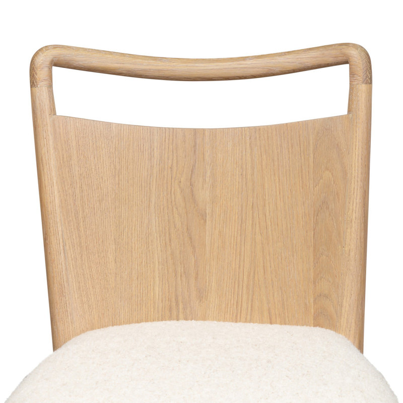 Jessen Dining Chair-Gibson Black, Polyester Blend; Linen, Charter Oatmeal