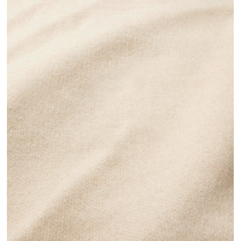 Cervino Wool Square Pillow Cover & Insert, Beige