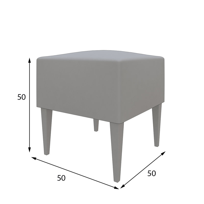 Ensemble de coiffeuse avec tabouret et miroir, Mat
