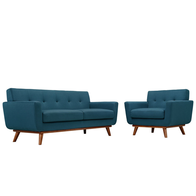 Fauteuil et causeuse Engage, Azure