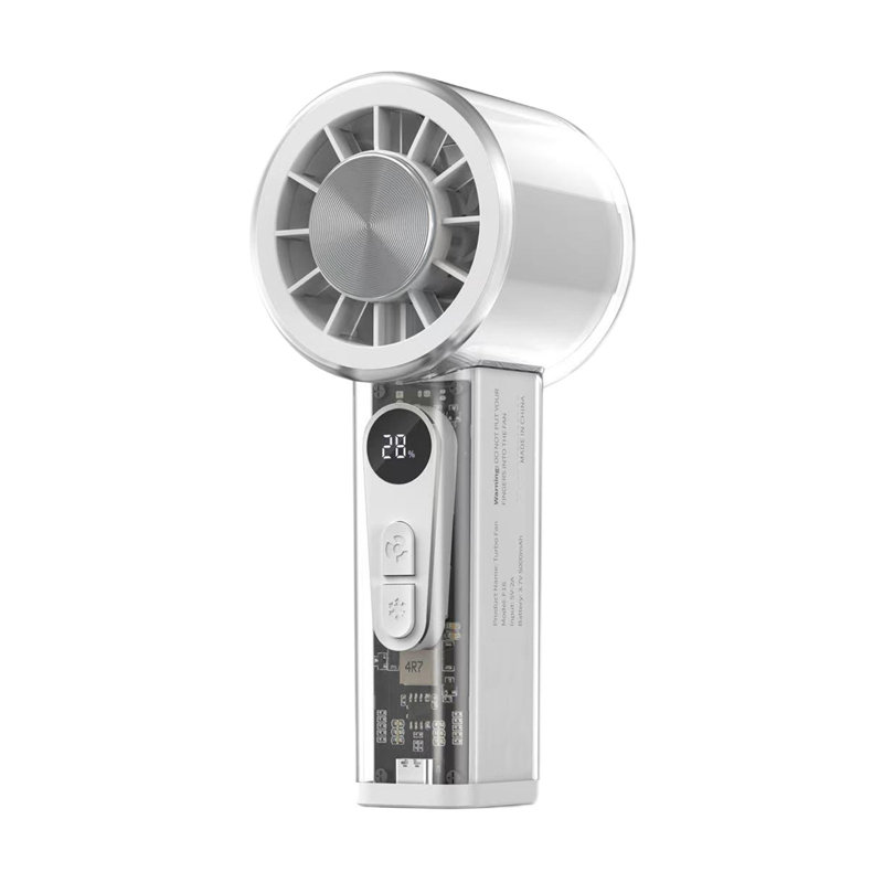 Ventilateur à main kbndieu, White