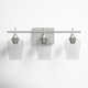 Breena 3 Light Transparent Dimmable Vanity Light
