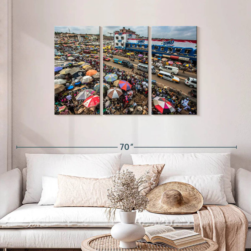 Sebbie Kejetia Market Afrique, H 28 po x l 45 po