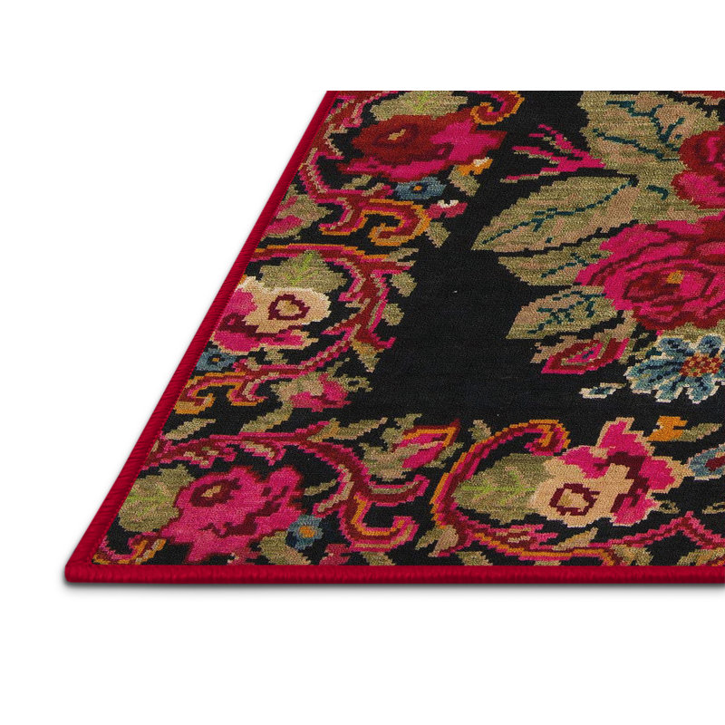 Floral Indoor Rug, Rectangle 3' x 5'