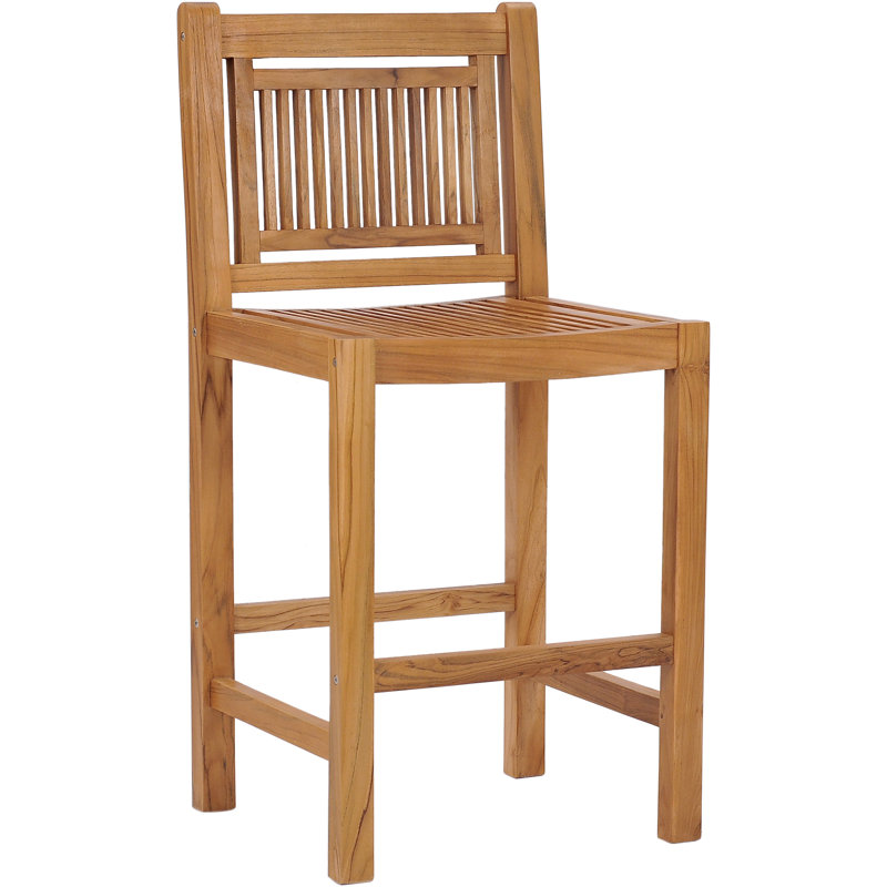 Maldives Outdoor Teak Bar Stool