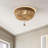 Solid Wood Flush Mount
