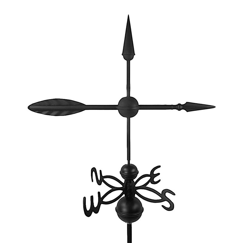 Bedias 40'' H Aluminum Novelty & Humour Weathervane, Black