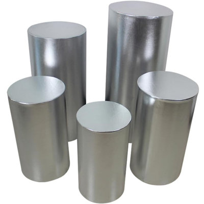 Ensemble de 5 socles cylindriques