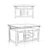 Amherst 54"W Solid Wood Transitional TV Stand for TVs up to 60" with 2 Cabinets and Adjustable Shelves-1777522927