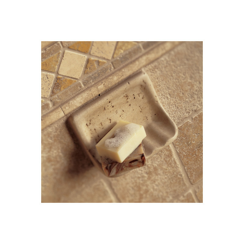 Porte-savon Bath Accessories, Travertin sombre
