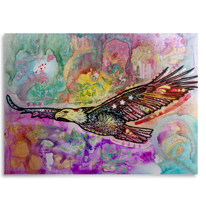 « eagle », impression, H 16 po x l 22 po x P 1 po, Pas de tapis, Sans cadre