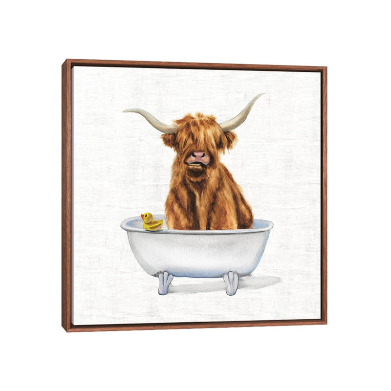 «Bathing Beauty IV» - impression, H 18 po x l 18 po x 1,5 po, Cadre bois classique