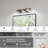 LED Vanity Light, Adjustable, Dimmable, Polished Chrome Modern-1241372915