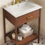 Meuble-lavabo simple 24 po avec plateau en céramique Modway Zaire-94387550-94387547