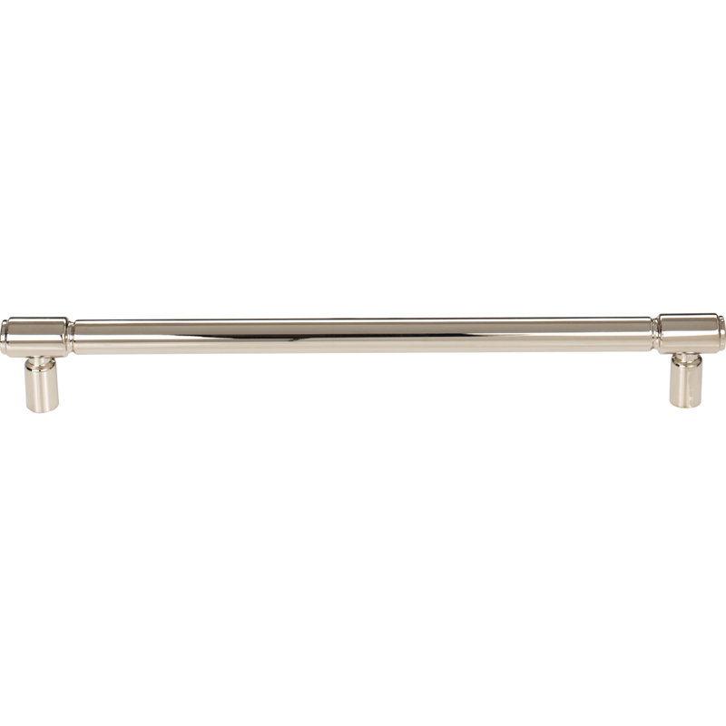 Clarence Bar pull, Polished Nickel, 8 13/16" Center to Center