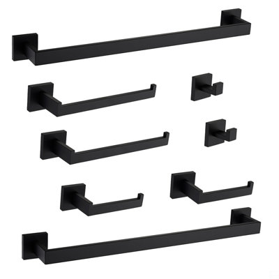 8 - Piece Bathroom Hardware Set
