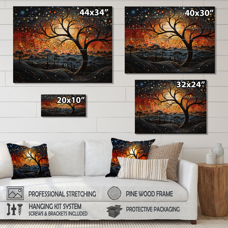Art africain-américain, Soulful I sur bois, H 10 po x l 20 po x P 0,78 po