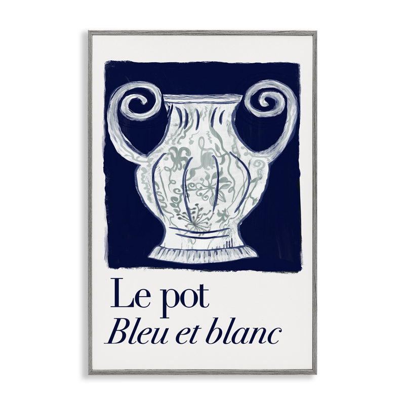  Vase Le Pot, Estampe numérique Farmhouse, H 30 po x l 20 po