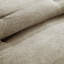 Édredon 7 pièces en faux suède brun clair - Literie de style chalet souple avec coussins brodés-124314766-124314763