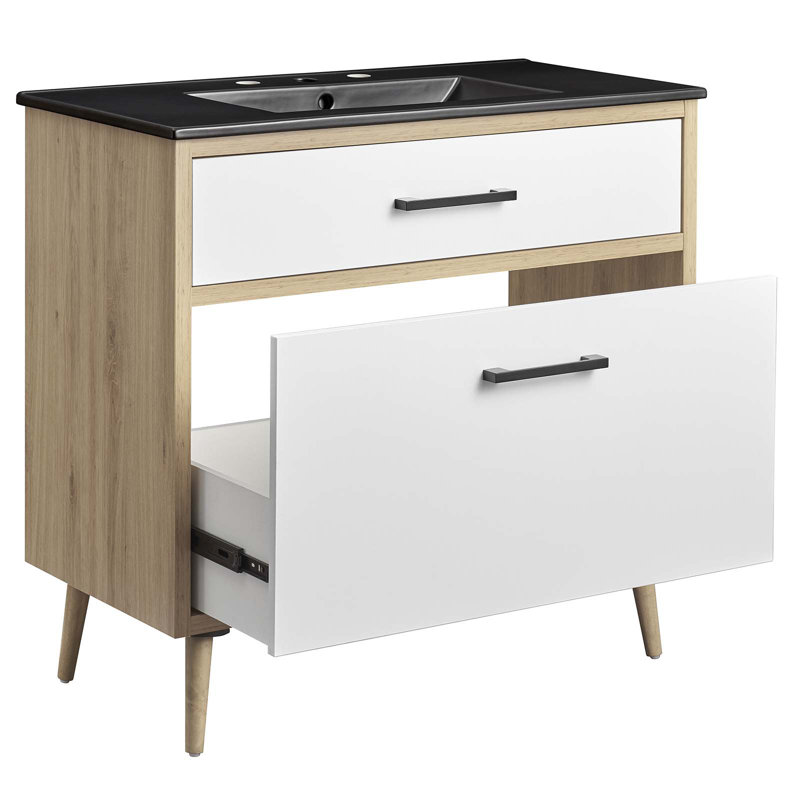 Modway Maverick 36" Bathroom Vanity, Black