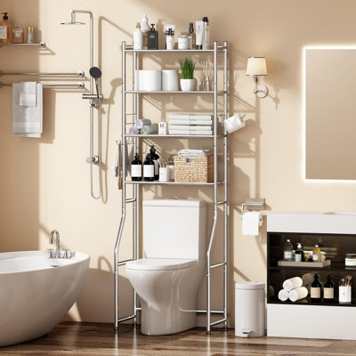 4-Tier Over The Toilet Rack, Shelf Bathroom