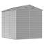 Brenyn Garden Shed 191x215x198 cm Galvanised Steel-1536639247