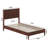 Bromwyn Mid Century Modern Solid Wood Low Profile Platform Bed-1193374142-1193374128