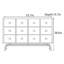 Commode pour la lingerie 6 tiroirs Aceves
