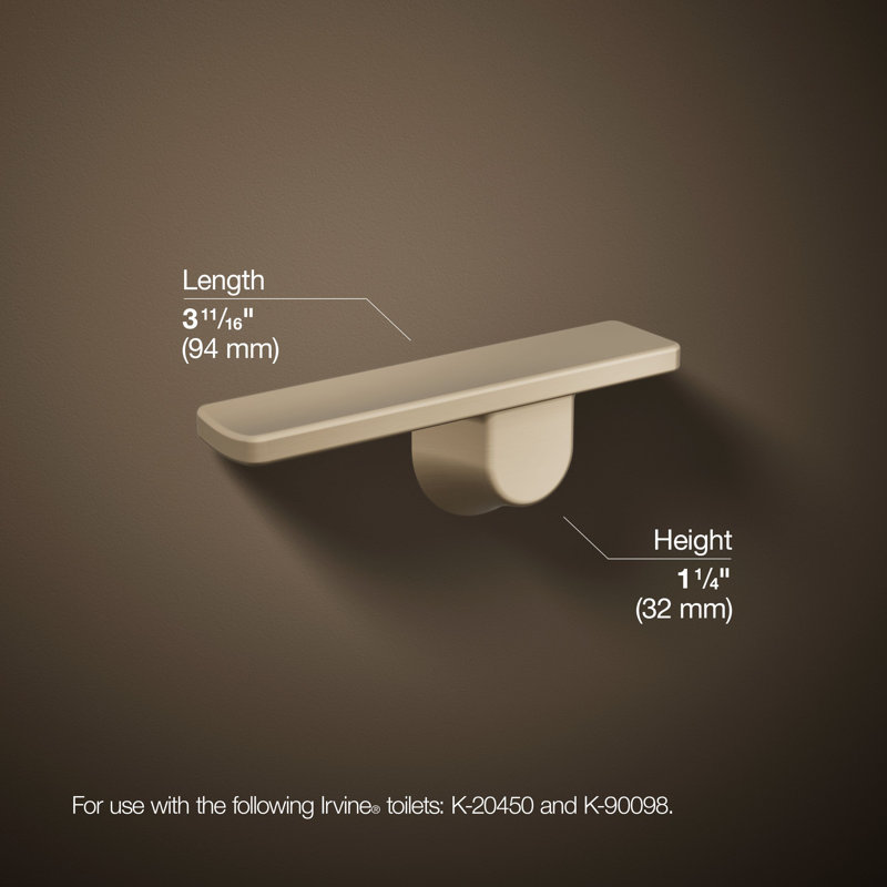 Irvine Left-Hand Trip Lever, Brushed Bronze