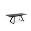 Daishanay Extendable Oak Metal Base Dining Table-1274113222-1274113223