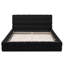 Lit plateforme tapissier exquis avec tête de lit confortable et fabrication robuste, idéal pour un sommeil relaxant et durable.-1418329606