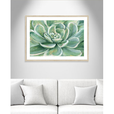 Fitzsimmons Succulent' Framed Acrylic Painting Print