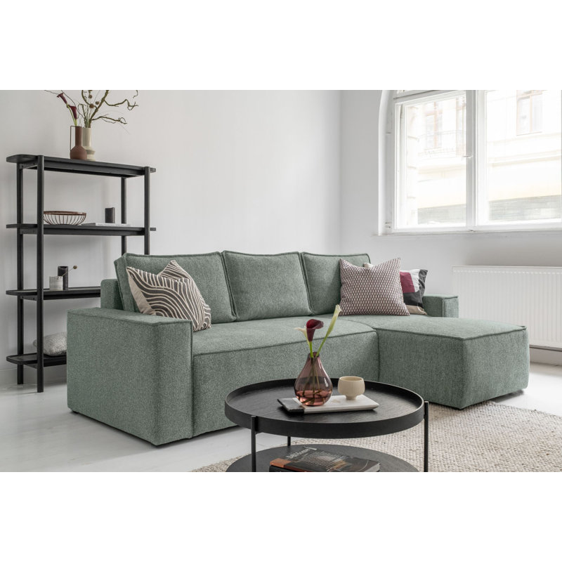 Brave Dave 4 Seater Corner Sofa , Aqua Green