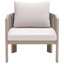 Chaise de patio avec coussins Leota