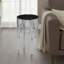 Table de bout d'appoint Capri | Plateau en verre 24,75 pouces | Fondu goutte à goutte-337870633